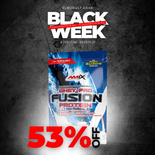 Amix WheyPro Fusion Protein - Tejsavó Fehérje mátrix - Fehércsoki - 500g