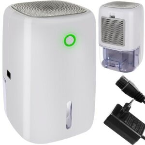Dezumidificator, dezumidificator electric cu economie de energie cu oprire automata, rezervor 800 ml, 22W, culoare alba