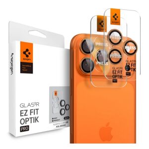 iPhone 17 Pro Max SPIGEN OPTIK PRO kameravédő üveg 2db 9H, csak lencse, NARANCSSÁRGA 147152219 - Képernyővédő fólia