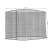Garden Umbrella Mosquito Net 3.5 m - black 95036389
