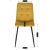 Krzesło PERU Musztardowe Welurowe 147153765
