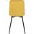 Krzesło PERU Musztardowe Welurowe 147153765