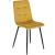 Krzesło PERU Musztardowe Welurowe 147153765