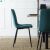 Krzesło PERU Turkusowe Welurowe 147153804