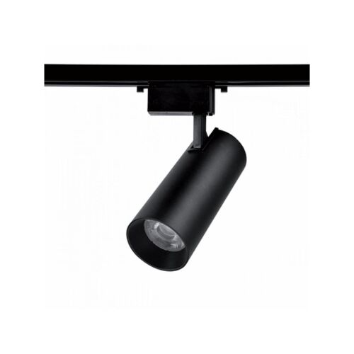 Sínes LED lámpa , track light , 1 fázisú , 2 pólusú , 32 Watt , természetes fehér , fekete , Elmark , TL2025