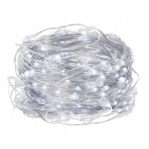 10 m 100 mikro LED lampica na baterije, hladno bijela, HT 147155591 - Dekoracija