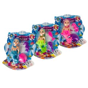 Sellő baba - kiegészítőkkel