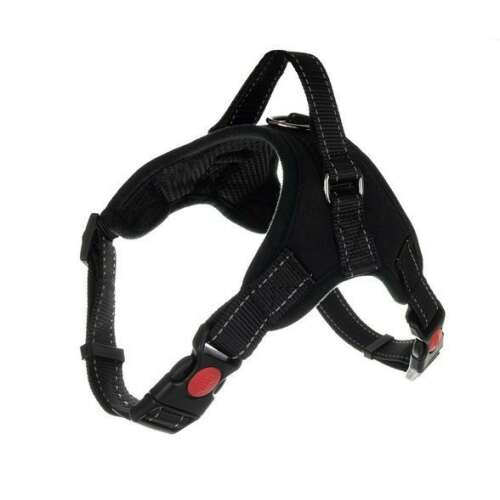 PURLOV Black No-Pull Dog Harness, Size S