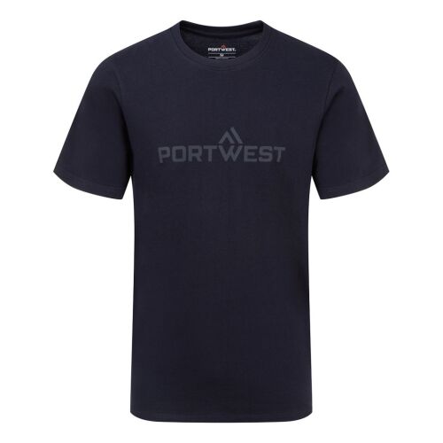 Portwest pamut póló S/S PW_B198NVRXL Navy - XL méret 147161077