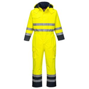 Bizflame Rain Hi-Vis Multi overál PW_S775YNRM Sárga/Navy - M méret 147163013 - Munkás overál