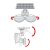 Motion-sensing solar floodlight (swivel head, 2 COB LEDs) 42938266