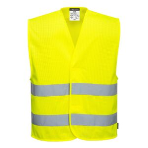 MeshAir Hi-Vis kéttónusú mellény PW_C374YERS/M Sárga - S/M méret 147163562 - Láthatósági ruházat