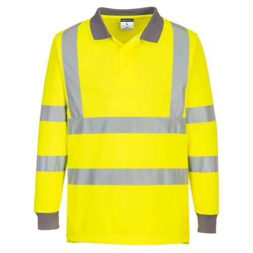 Eco Hi-Vis L/S póló (6-os csomag) PW_EC11YERXXXL Sárga - XXXL méret 147163819