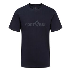 Portwest pamut póló S/S PW_B198NVRS Navy - S méret 147163823 - Munkás póló