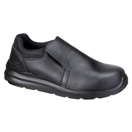 Fekete Composit Slip-on S3S Védőcipő - Olaj- és csúszásálló munkavédelmi cipő - Munkavédelmi lábbeli