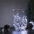 Christmas Decoration with Cold White LED String Lights in Vase