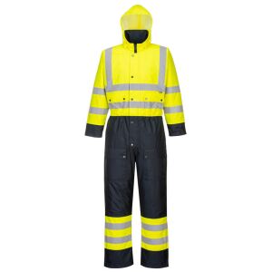 Hi-Vis Contrast bélelt overál PW_S485YNRXXXL Sárga/Navy - XXXL méret 147164318 - Munkás overál