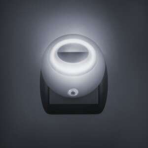Phenom LED night light with dusk sensor, white, plug-in, automatic on/off - Phenom Night Light