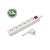 6-way power strip with switch, 1.5m cable, white