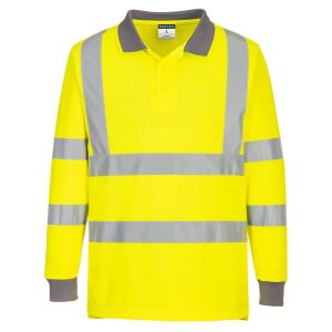 Eco Hi-Vis L/S póló (6-os csomag) PW_EC11YERM Sárga - M méret 147165303 - Munkás póló