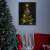 Karácsonyi LED-es hangulatkép fali akasztóval (2 x AA, 30 x 40 cm) 42938704}