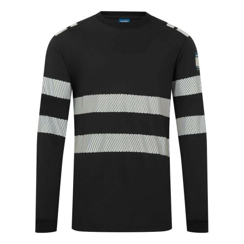 PW3 Modaflame Knit FR lángálló hosszú ujjú póló PW_FR732BKRM Fekete - M méret 147165473