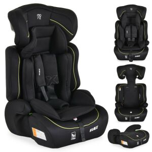 Moni Flex biztonsági autósülés 76-150cm - Fekete/zöld 147165551 - Gyerekülés & Tartozék