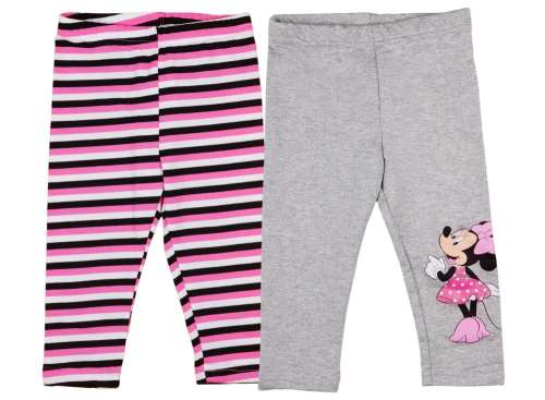 Disney Minnie mintás/csíkos lányka páros Leggings szett (2db) 30484202