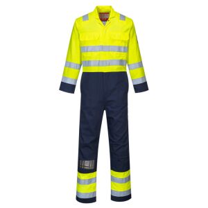 Bizflame Work Hi-Vis antisztatikus overál PW_BIZ7YNRXXL Sárga/Navy - XXL méret 147166623 - Munkás overál