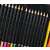 Close-up of the colored pencils included in the 81 piece art set for beginners