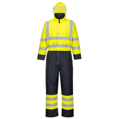 Hi-Vis Contrast bélelt overál PW_S485YNR4XL Sárga/Navy - 4XL méret 147166879