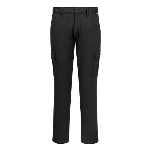 Stretch Slim Fit Fekete Combat nadrág PW_S231BKR40 