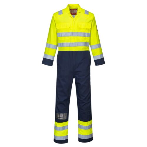 Bizflame Work Hi-Vis antisztatikus overál PW_BIZ7YNRL Sárga/Navy - L méret 147167377