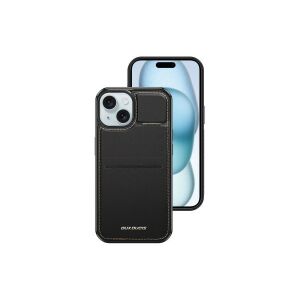 DUX DUCIS RAFI IPHONE 15 PLUS 6.7 KARTENHALTER TPU-PU-HÜLLE MIT MAGSAFE SCHWARZ 147170244 - Handyhüllen
