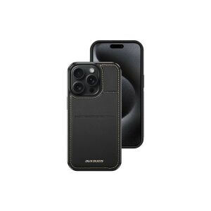 DUX DUCIS RAFI IPHONE 15 PRO 6.1 KARTENHALTER-UNTERSTÜTZUNG TPU-PU-HÜLLE MIT MAGSAFE SCHWARZ 147170261 - Handyhüllen