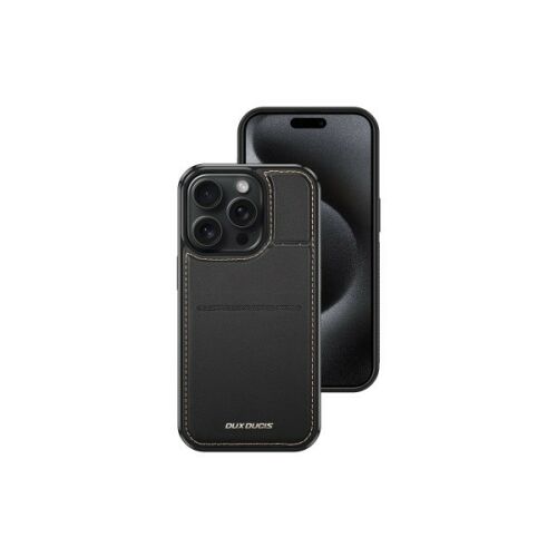 DUX DUCIS RAFI IPHONE 15 PRO 6.1 KARTENHALTER-UNTERSTÜTZUNG TPU-PU-HÜLLE MIT MAGSAFE SCHWARZ 147170261