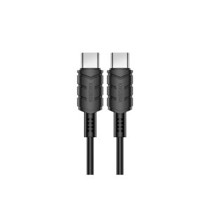 KAKUSIGA KSC-710 KUGE USB TYP-C / TYP-C KÁBEL 60W 1,2 METRA ČIERNA 147170413 - Káble