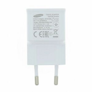 Samsung EP-TA20EWE werksseitiges weißes Schnellladegerät 2A (Galaxy S6, Note 4) 15W 147170461 - Ladegeräte für Telefone