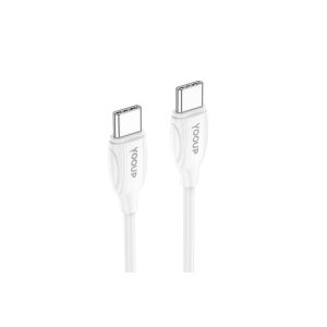 YOOUP L01 TYP-C - KÁBEL TYPU C 60W 1 METER BIELY 147170488 - Káble