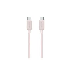USAMS KY SJ691 USB TYPE-C/TYPE-C KABEL 1 METER 60W ROSA 147170787 - USAMS USB-Kabel