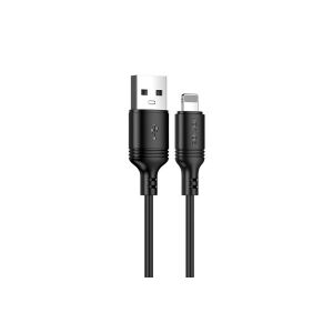 JOKADE JA006 SENDI LIGHTNING CABLU 3A 1 METR NEGRU 147170813 - Cabluri de date