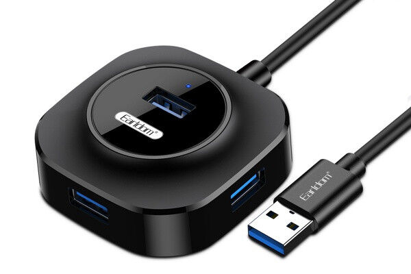 EARLDOM ET-HUB06 HUB USB 4X CU CONECTOR USB NEGRU