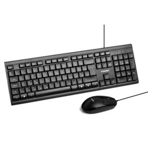 KLÁVESNICA FOREV FV-K79 (MAĎARSKÁ) + MYŠ ČIERNA 147171014 - Klávesnice