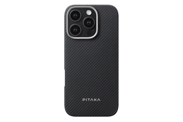CAZĂ PITAKA MAGEZ 6 IPHONE 16 PRO MAX 6.9 CAZĂ COMPATIBILĂ MAGSAFE TWILL NEGRU-GRI