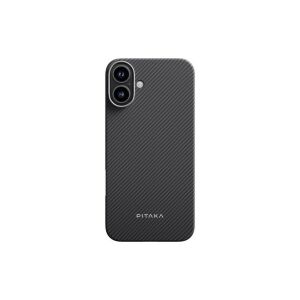 PITAKA MAGEZ CASE 6 IPHONE 16 PLUS 6.7 MAGSAFE KOMPATIBLE HÜLLE TWILL SCHWARZ-GRAU 147172330 - Handyhüllen