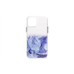 ÜBERGANGSMUSTER MIT MARMORMUSTER TPU EDGE PC-HÜLLE IPHONE 12 MINI 5.4 BLAU 147172389 - Handyhüllen