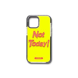 YOOUP IPHONE 12 MINI 5.4 GEMUSTERTE HÜLLE NOT TODAY SCHWARZ 147172605 - Handyhüllen