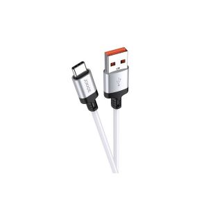 JOKADE JA022 HAOSHUANG CABLU USB TIP-C 5A 1 METR ALB 147172719 - Cabluri de date