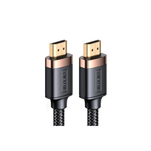 USAMS SJ531 U74 4K HD DP-ZU-DP-KABEL 2 METER SCHWARZ