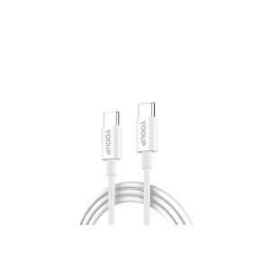 YOOUP L04 TYP-C / TYPE-C NABÍJACÍ KÁBEL 1 METER BIELY 147172944 - USB káble